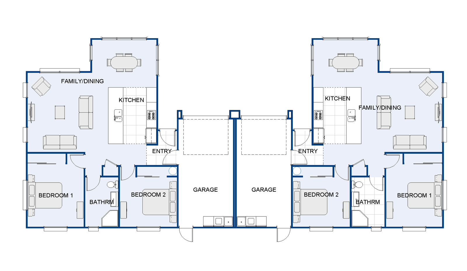 Selby Duplex New House Plan And Design Wellington Kapiti Wairarapa